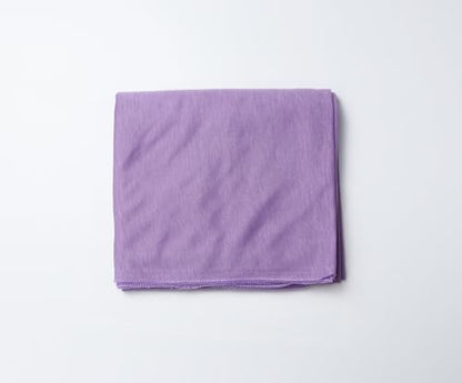 vabovin Head Wraps for Black Women Stretch Jersey Knit Turban Headwrap Solid Color Headscarf Headband Shawl - color: 16- Light Purple