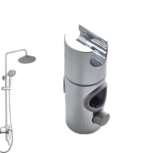 Shower Head Holder for Slide Bar - Adjustable Hand Showers Clamp | 360 Degree Rotation Slider, Bathroom Replacement Bracket, Universal Shower Sprayer Mount, Easy Install Holder - size: 24mm