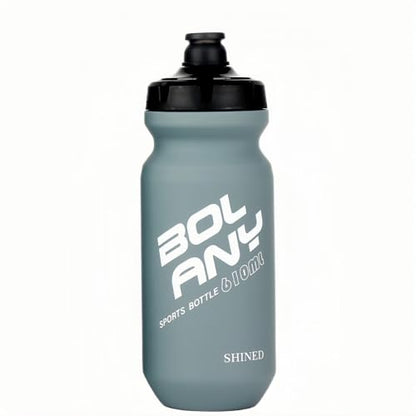 20oz Lightweight Sports Water Bottle PP Material BPA Free Squeeze Jet Straight Drink Cup Portable Outdoor Cycling Bottle (Grey) - color: Grey