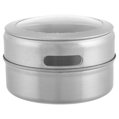BESPORTBLE Stainless Steel Bait Box Round Worm Container Fishing Lure Storage Portable Multi-Function Bait Holder for Outdoor Anglers