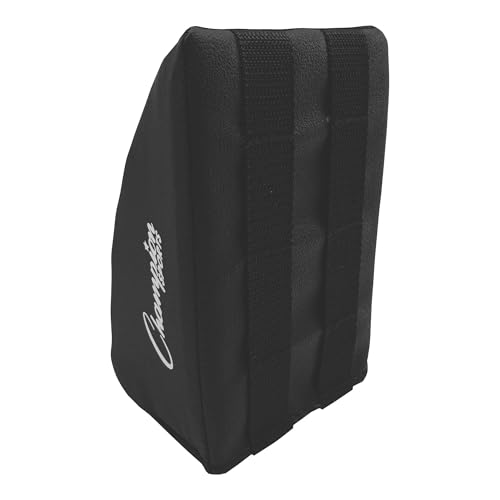 Champion Sports Cushioned Catcher's Knee Support – Ergonomic Design for Players 5'7" and Under – Black - size: 5'7" and Below