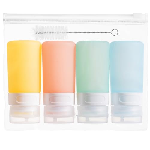 MICEBAY 2 oz Condiment Squeeze Bottles, Leakproof Salad Dressing Container - color: Candies, size: 2 OZ