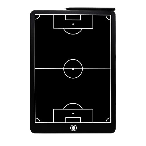 Soccer Coaching Board,16 Inch LCD Soccer clipboard for Coaches, Marking Training Tactical Board with Pen