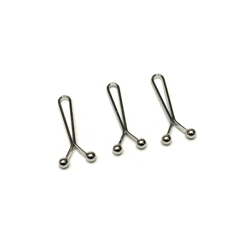 Hijab Pins - Multicolors Headscarf Clips 4 Colors 24pcs - Muslim Scarf Clips Hook Safty Pins with Simple Steel Ball Head
