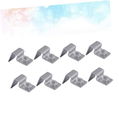 HOMSFOU Fish Tank Accessories Aquarium 8pcs Pack Stainless Steel Bracket Cover Holder Rack