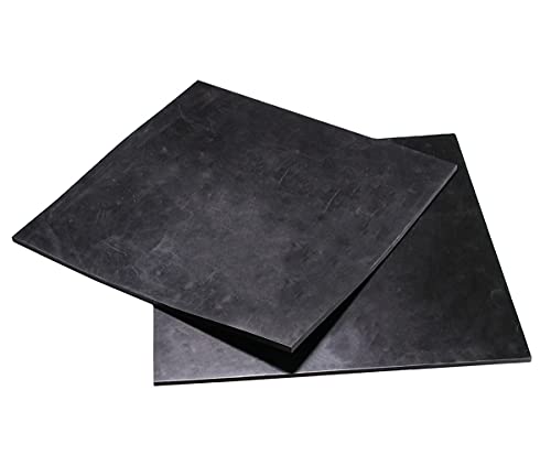 NABOWAN Solid Rubber Sheets,Strips,Rolls 1/4" (.250") Thick x 8" Wide x 8" Long (Pack of 2) Neoprene Rubber, Perfect for DIY Gasket Material, Sealing, Liner, Shield, Padding, Mat - size: 8" Wide x 8" Long, style: 1/4" (.250") Thick