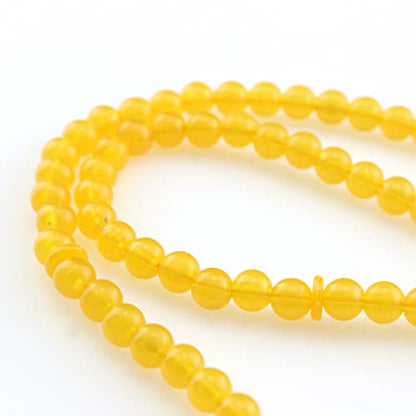 Muslims Islamic 99 Dhikr Tasbeeh Tasbih Prayer Beads, Yellow Resin Beads with Tassel