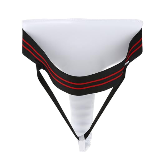 Dioche Boxing GroWomens Taekwondo Groin Guard - Ergonomic Design Boxing Karate Protector for Optimal Coverage - Durable PU Leather - Size L - size: Small