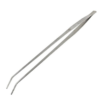Utoolmart Aquarium Plant Tweezer, Stainless Steel Curved Tweezer, Aquarium Tweezers Extra Long 27cm, for Fish Tank Plant Aquascape Tools, Feeding Tongs, 1 Pcs - color: 1pcs, size: 27cm Curved