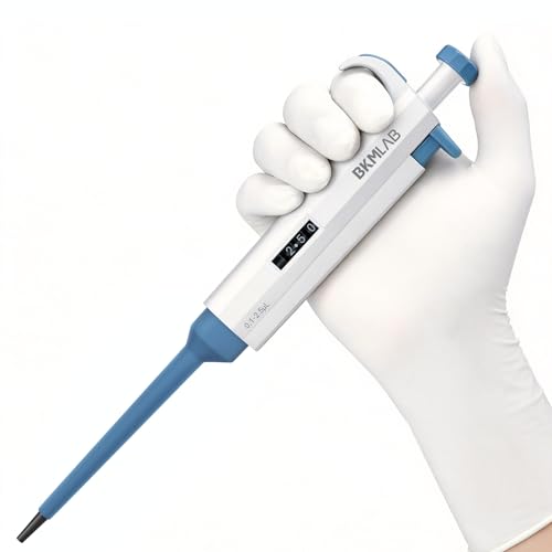 0.1-2.5ul Single Channel Pipette, High Accurate Manual Adjustable Variable Volume Micropipette, 0.05μl Increment, Pipettes for Laboratory, Scientific and Industrial Research - size: 0.1-2.5μL