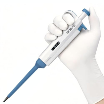 0.1-2.5ul Single Channel Pipette, High Accurate Manual Adjustable Variable Volume Micropipette, 0.05μl Increment, Pipettes for Laboratory, Scientific and Industrial Research - size: 0.1-2.5μL