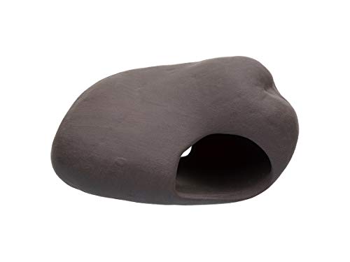Cichlid Stone Decoration - Aquarium cave for Cichlids, Betta, Small Fish - Fish Tank Hideway Decor - Betta Toys Hideout Stones House (Stone Small)