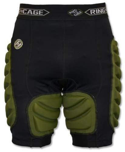 Ring to Cage Combat Padded Compression Short for Muay Thai, MMA, Kickboxing - size: One Size
