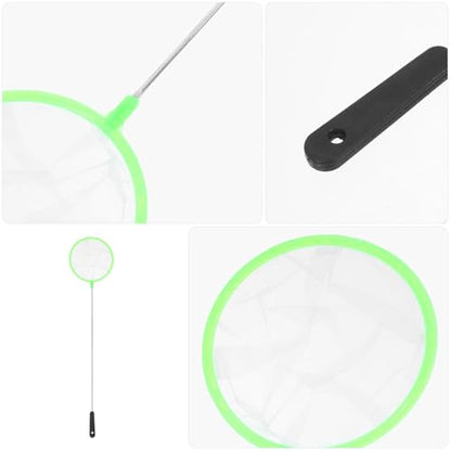 TOYANDONA 5pcs Aquarium Fishing Nets with Fine Mesh Brine Shrimp Sieves Plastic Fish Tank Accessories for Artemia Eggs and Small Fish Cleaning Random Color