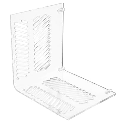 Fish Tank Partition Grid Board Acrylic Aquarium Isolation Pump Guards Single Layer Divider for Home Aquarium Filtration and Gravel Separation
