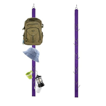 Qchengsan Ice Skate Blade Cover Plus Hockey Drying Rack,Ice Skate Blade Covers,Ice Skate Soakers,Hockey Equipment Gear Drying Rack - color: Purple