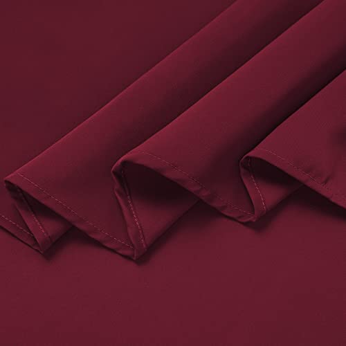 Women's Muslim Prayer Dress Hijab Scarf Eid Prayer Jilbab Khimar Niqab Burka Abaya Maxi Islamic Arabian Modest Cardi Robe - color: Burgundy