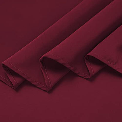 Women's Muslim Prayer Dress Hijab Scarf Eid Prayer Jilbab Khimar Niqab Burka Abaya Maxi Islamic Arabian Modest Cardi Robe - color: Burgundy