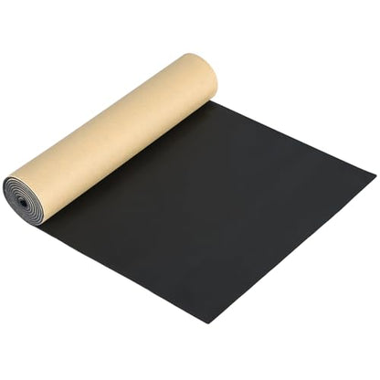 1/8” T X 12” W X 54”L Sponge Neoprene with Adhesive Foam Rubber Sheet | Padding Gaskets,Crafts for Weather proofing or Stripping DIY Gasket or Sealing Material - size: 1/8” Thick X 12” Wide X 54” Long