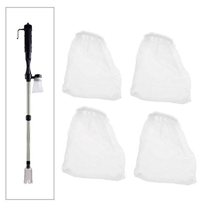 Aquafilter 4 Pack Aquarium Filter Bags – Nylon Mesh for Gravel, Sand Washer, Water Changer Accessory