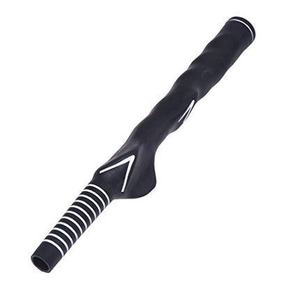 traderplus Right-Handed Golf Swing Training Grip Trainer, Black - color: 1 Pack
