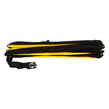 Agility Speed Training Fixed Ladder for Football Basketball, Sturdy Material Increase Your Speed for Athletes, Yellow Black Color