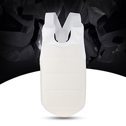 Emoshayoga Unisex Karate Chest Guard, Adjustable Strike , Boxing Body Protector with Elastic Adjustable Straps, for Taekwondo Training - size: Medium