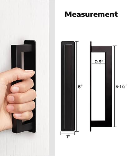 RVPEKUPE Adhesive Cabinet Handles, Matte Black, 6", 2-Pack | Stainless Steel Feel, Square Bar Grip with Base, Stick On Handle, No Drill Pulls for Drawer Closet Glass Sliding Shower Door - size: Overall Length 6"