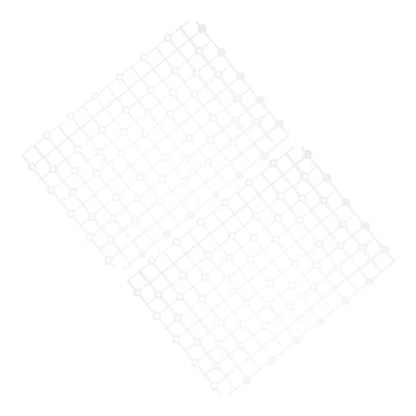 Totority 2pcs Aquarium Dividers for Fish Tanks Wear-Resistant Bottom Isolation Plates Convenient Splicing Design for Gravel for Betta and Shrimp Tanks