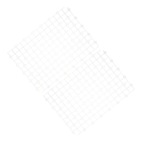 Totority 2pcs Aquarium Dividers for Fish Tanks Wear-Resistant Bottom Isolation Plates Convenient Splicing Design for Gravel for Betta and Shrimp Tanks