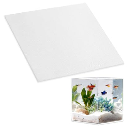 Aquarium Leveling Mat, 24 x 24 Inch, White | 6mm Thick, Non-Slip, Shockproof, Waterproof, Easy to Cut - color: White, size: 24 x 24in