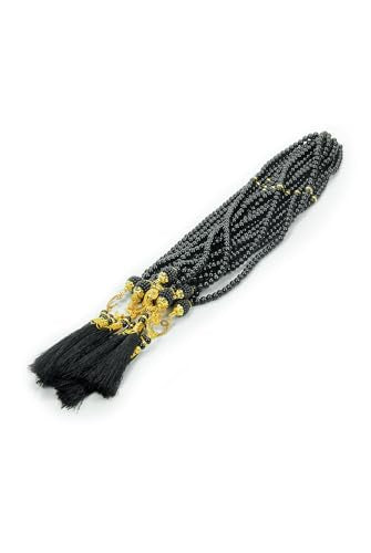 ihvan online, Tasbih Prayer Beads 99, Pack of 10, Muslim Prayer Bead, Islamic Rosary Bead, Dhikr, Tasbeeh Bulk, Misbaha, Masbaha, Tespih, Islamic Gift for Ramadan & Mawlid & Hajj Umrah - color: Black-Model 2