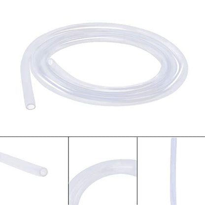 Silicone Tubing 13mm (1/2") ID x 19mm OD Food Grade High-temperature Pure Silicone Hose Tube Clear Pipe for Home Brewing Air and Liquid Transfer (Length 3 Meter- 9.84FT) - size: 13mmx19mm, style: 3M