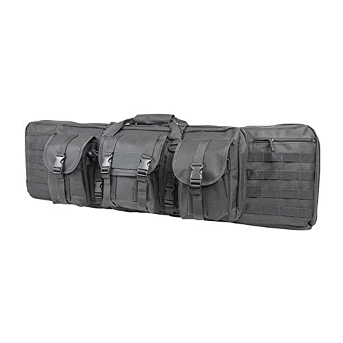 VISM by NcSTAR Double Carbine Case - color: Urban Gray, size: 42-"