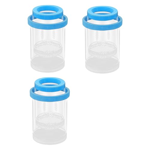 3PCS Aquariums Isolation Box for Protecting Fish and Shrimp from Larger Tanks Inhabitant Growth and Breeding Fish Breeding Box - color: Small blue