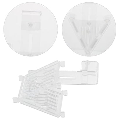 ULTECHNOVO Acrylic Fish Feeding Cup Aquarium Worm Feeder Cone-Shaped Fish Food Holder with Hook for Chilled Bloodworms