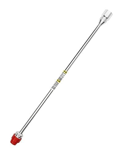 InoKraft Airless Sprayer Tip Extension 12 Inch (30cm) Airless Paint Sprayer Spray Gun Tip Extension Pole Rod, Extension Rod for Airless Painting Spray Gun, Universal Replacement Tool, Silver