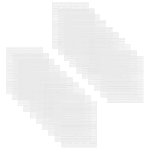 Caydo 20 Pieces 7 Count Plastic Mesh Canvas Sheets, Eye Mesh 10.5x13.5 Inch | for Therian Mask, Acrylic Yarn Crafting, Knit Crochet Projects and Make Aquarium Dividers - color: Clear White - 20pcs