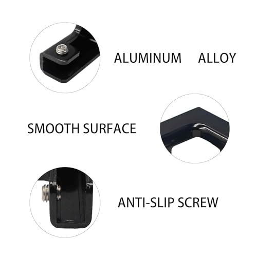 4PCS L-Shape Glass Corner Clips, Panel Fixing Brackets for 8-10mm Display Cabinet and Aquarium(Black)