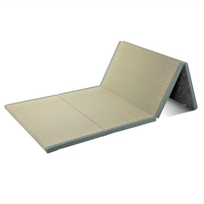 Japanese Tatami Mat, Tatami, Rug, Foldable Mattress, Roll up Rug, Japanese Floor Mattress, Floor Sleeping Japanese Futon Mattress, Meditation Yoga, Zen - size: Green 100×200×3.5cm