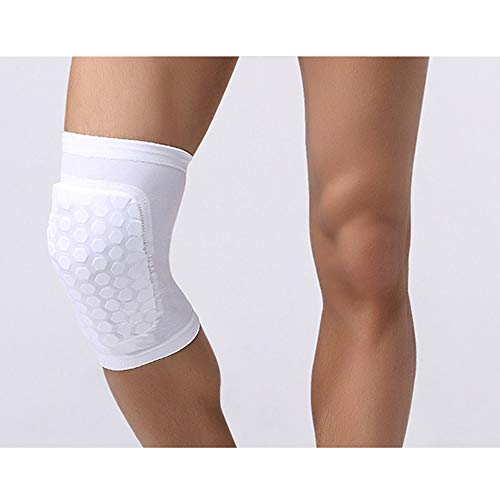 PISIQI Compression Collision Avoidance Knee Sleeve - color: White, size: Small