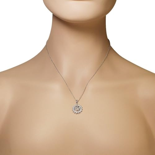 Exquisite Islamic Muslim Allah Quran Pendant Necklace Women Religious Amulet Jewelry Ramadan Gift - color: Silver