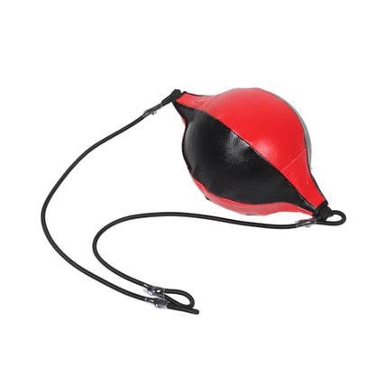 PRETYZOOM Double End Boxing Speed Ball Red Black Hanging Reflex Training Punching Bag for Home Boxing Exercise Equipment