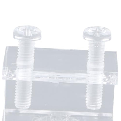 Aquarium Hose Fixing Clip, Clear Thickened Acrylic Fish Tank Water Pipe Bracket, 25mm Size - Durable Transparent Material, Easy Installation, Fish Tank Hose Organizer