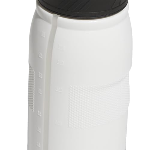 adidas 750 ML (28 oz) Stadium Refillable Plastic Sport Water Bottle - color: White/Black/Black/2