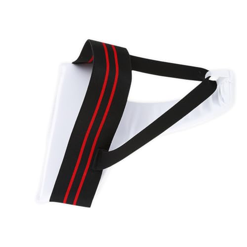 Dioche Boxing GroWomens Taekwondo Groin Guard - Ergonomic Design Boxing Karate Protector for Optimal Coverage - Durable PU Leather - Size L - size: Medium