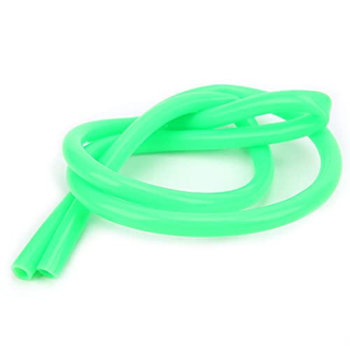 Aquarium Tubing, Silicone Pipes Peristaltic Pump Tube External Silicone Extension Hose Pipe Hydraulic Equipment Green (6.4mm*9.6mm) - size: 6.4mm*9.6mm