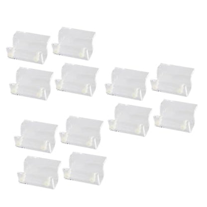 BESPORTBLE 12pcs Acrylic Fish Tank Cover Support Bracket Aquarium Holder for Open Tanks Turtle Pet White