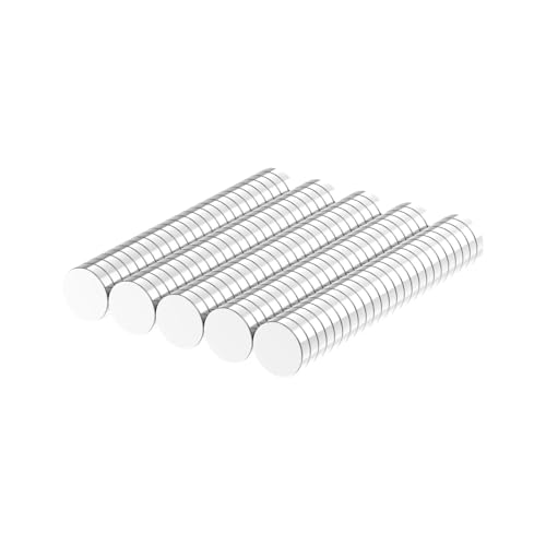 8x2mm Rare Earth N52 Magnets,Small 120 Pack Refrigerator Neodymium Magnet for Crafts, Whiteboard, Kitchen,Cabinet,Fridge,Permanent Disc Mini Magnets for Crafts, 3D Printing Magnet - style: 8mm D x 2mm H