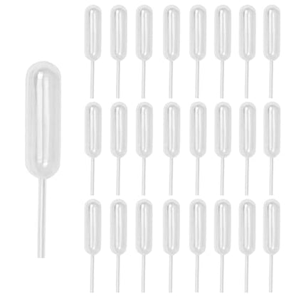 30 Pcs 4ml Plastic Transfer Pipettes, Cupcakes Pipettes Droppers, Clear Liquid Dropper Pipette for Essential Oil Transfer, Science Experiments, Crafting, Cupcakes, Painting, Kitchen Supplies